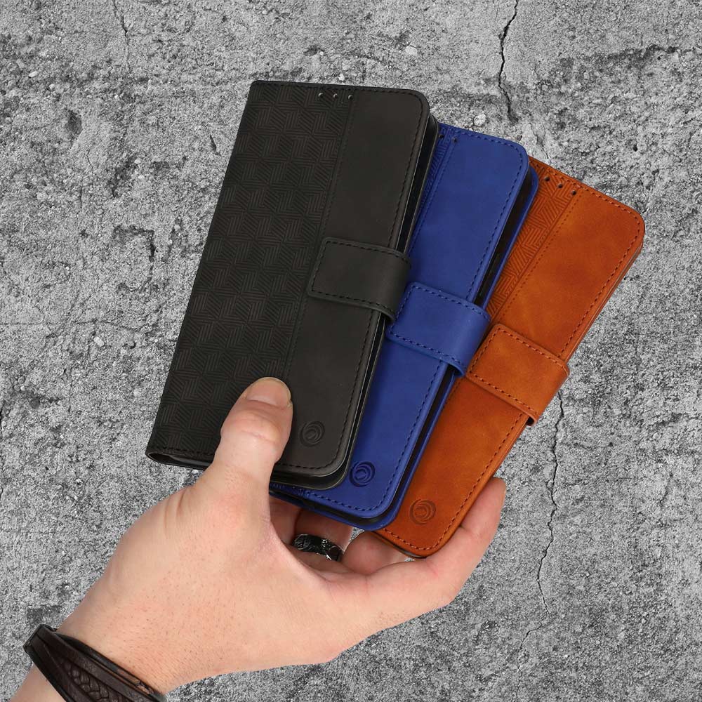 anco® Bookcase Geometric – Deine Handyhülle mit Struktur und Stil Abbildung der anco bookcase Geometric Handyhülle