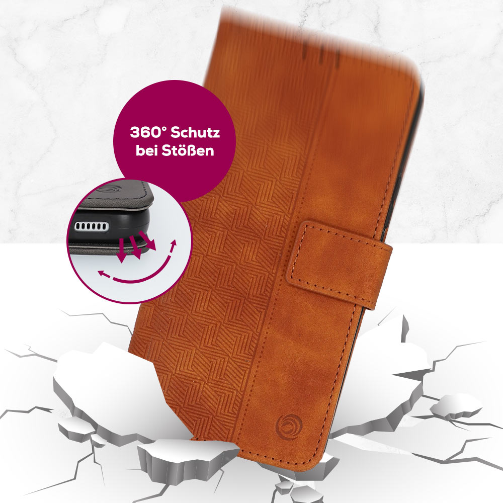 anco® Bookcase Geometric – Deine Handyhülle mit Struktur und Stil Abbildung der anco bookcase Geometric Handyhülle