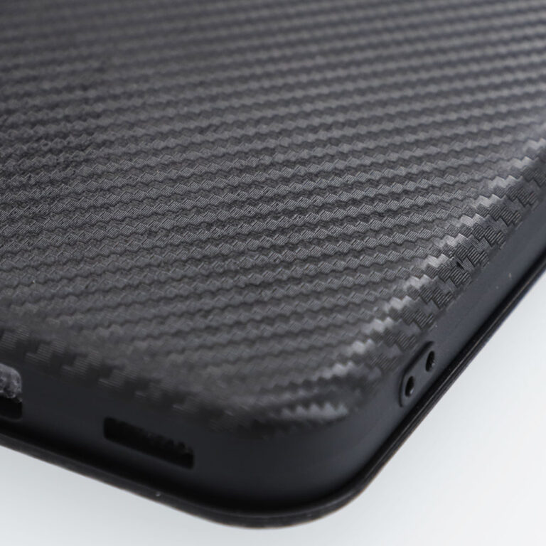 anco® Bookcase Carbon Optic – Deine Carbon Handyhülle mit Stil und Funktion Bild der Carbon Handyhülle anco bookcase carbon optic